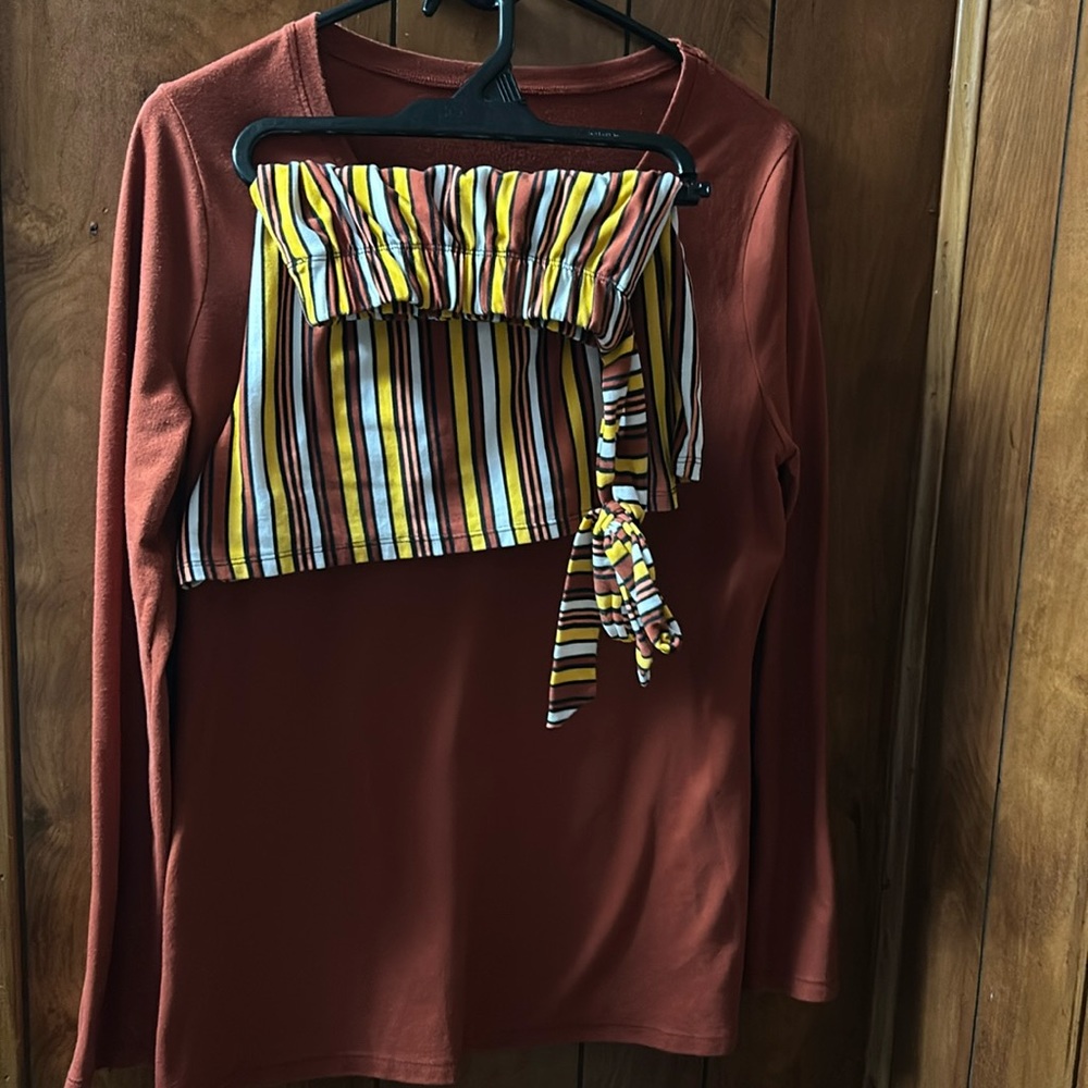 Long sleeve/shorts(with belt attached) fall set